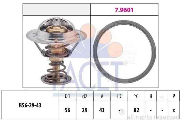 Термостат FACET 7.8339