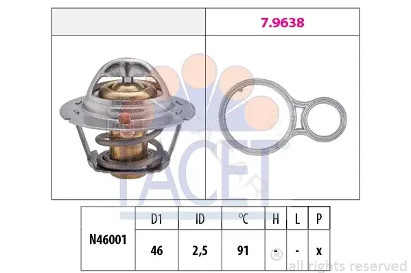 Термостат FACET 7.8524