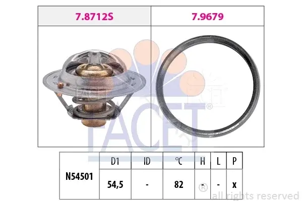 Термостат FACET 7.8712