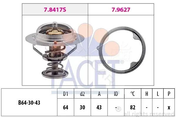 Термостат FACET 7.8926