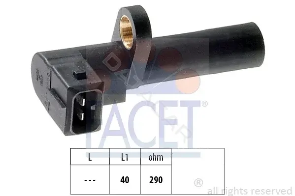 Датчик коленвала FACET 9.0036