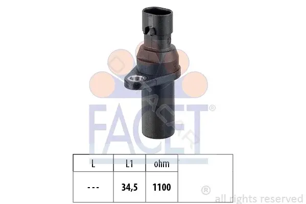Датчик коленвала FACET 9.0378