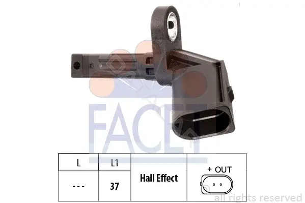 Датчик АБС FACET 21.0015