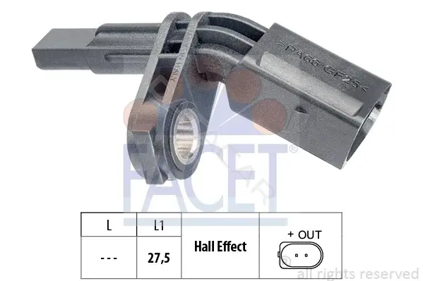Датчик АБС FACET 21.0172