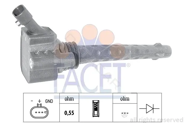Катушка зажигания FACET 9.6388