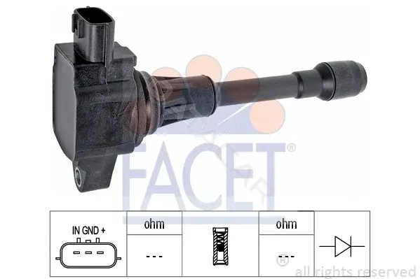 Катушка зажигания FACET 9.6517
