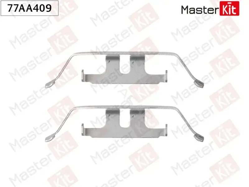 Ремкомплект тормозных колодок MASTERKIT 77AA409