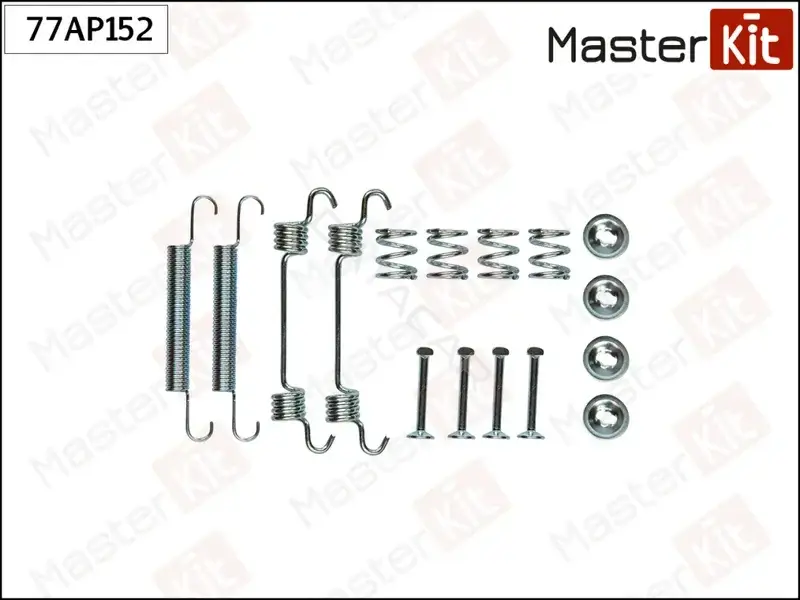 Ремкомплект тормозных колодок MASTERKIT 77AP152