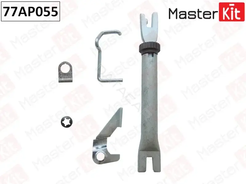 Ремкомплект тормозных колодок MASTERKIT 77AP055