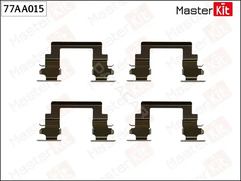 Ремкомплект суппорта MASTERKIT 77AA015