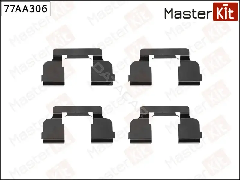 Ремкомплект суппорта MASTERKIT '77AA306