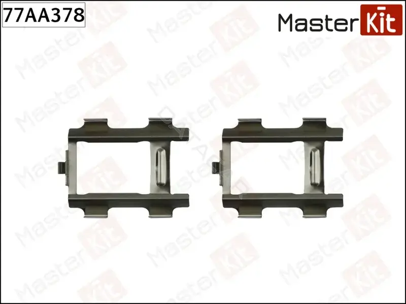 Ремкомплект тормозных колодок MASTERKIT 77AA378