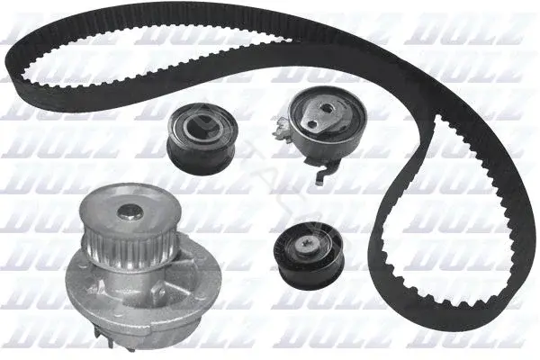 Комплект ГРМ с помпой DOLZ KD065