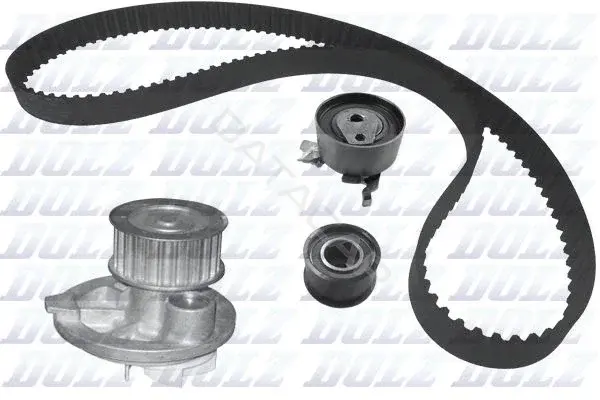Комплект ГРМ с помпой DOLZ KD068