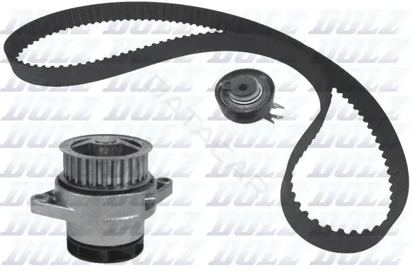 Комплект ГРМ с помпой DOLZ KD078