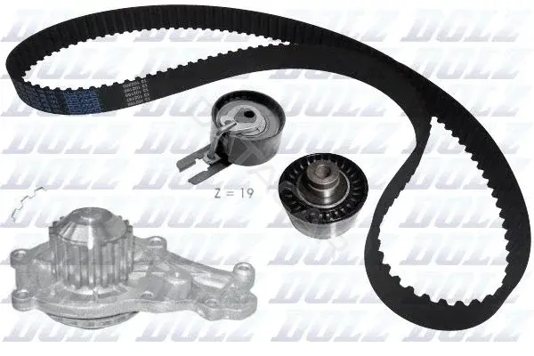 Комплект ГРМ с помпой DOLZ KD016