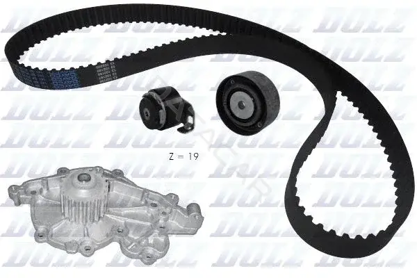 Комплект ГРМ с помпой DOLZ KD019