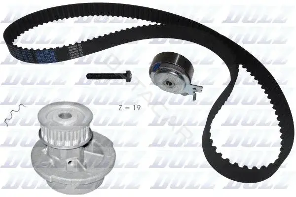 Комплект ГРМ с помпой DOLZ KD021