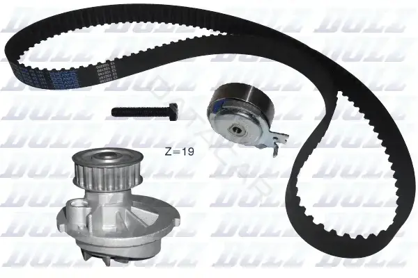 Комплект ГРМ с помпой DOLZ KD024