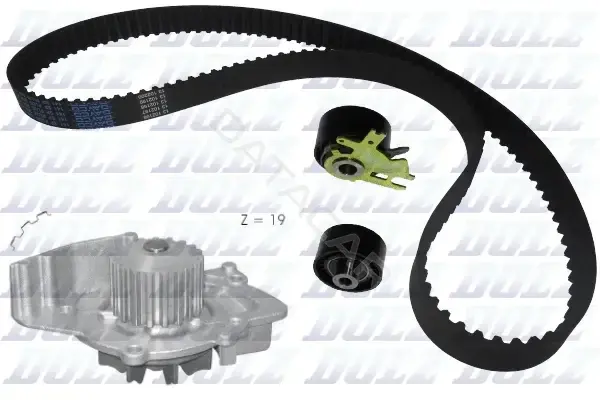 Комплект ГРМ с помпой DOLZ KD038