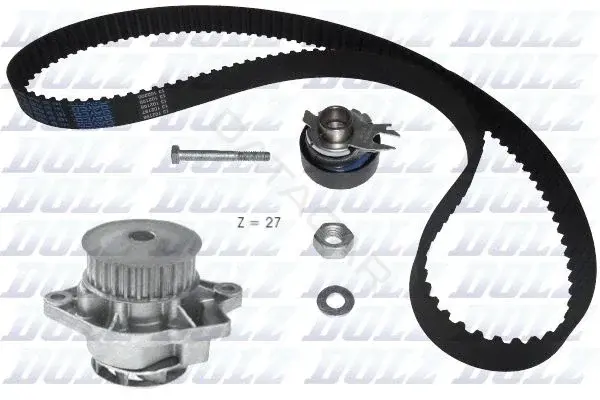Комплект ГРМ с помпой DOLZ KD053
