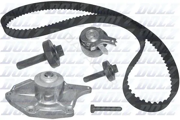 Комплект ГРМ с помпой DOLZ KD003