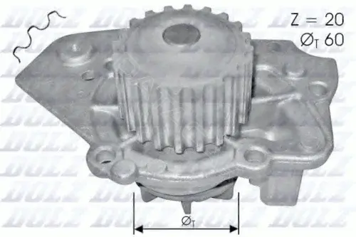 Водяной насос / Помпа DOLZ T136