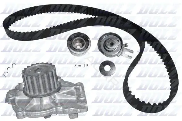 Комплект ГРМ с помпой DOLZ KD111