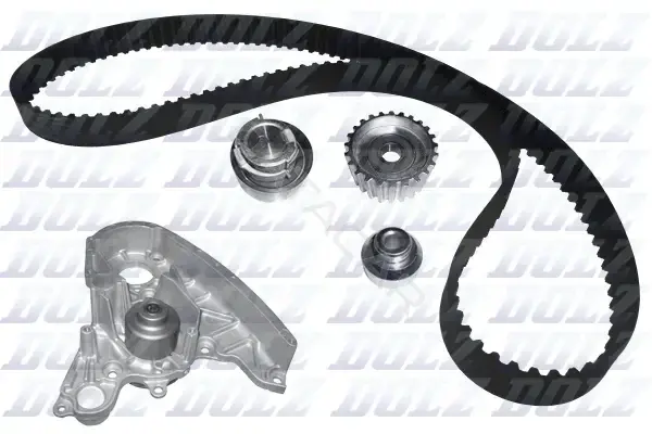 Комплект ГРМ с помпой DOLZ KD112