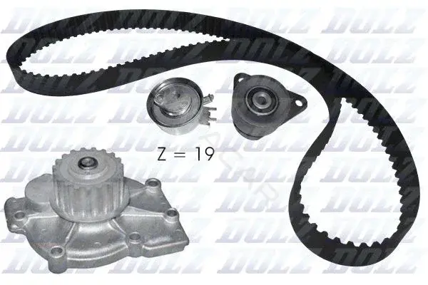 Комплект ГРМ с помпой DOLZ KD115
