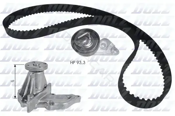 Комплект ГРМ с помпой DOLZ KD127