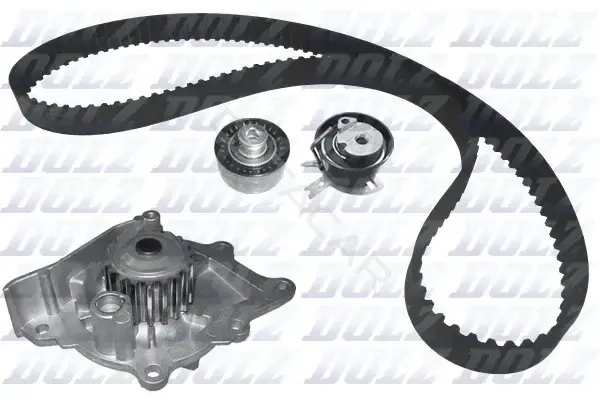 Комплект ГРМ с помпой DOLZ KD163