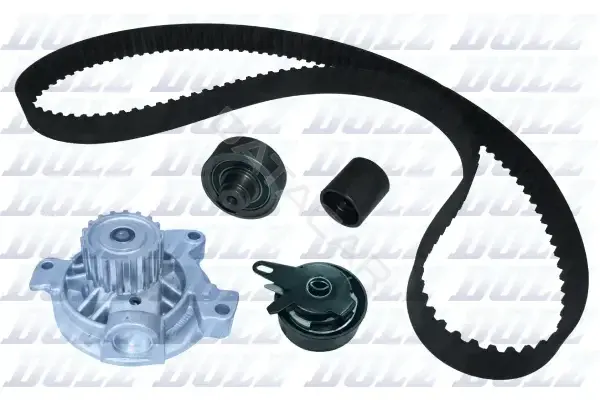 Комплект ГРМ с помпой DOLZ KD191