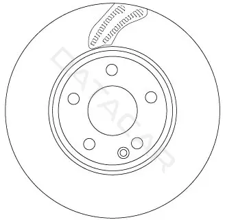 Тормозные диски TRW DF6591
