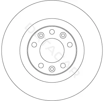 Тормозные диски TRW DF6667