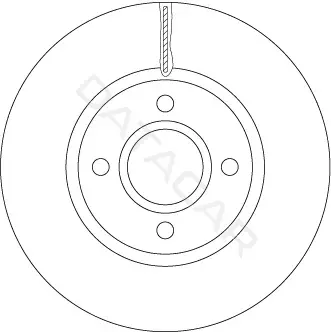 Тормозные диски TRW DF6509