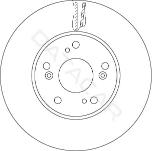 Тормозные диски TRW DF6527