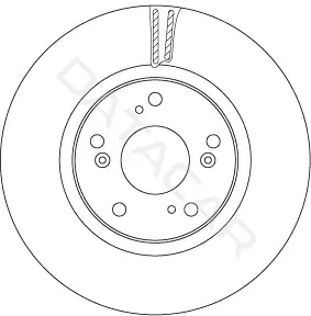 Тормозные диски TRW DF6689