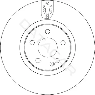 Тормозные диски TRW DF6744S