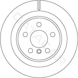 Тормозные диски TRW DF6755