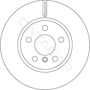 Тормозные диски TRW DF6757