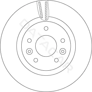 Тормозные диски TRW DF6786