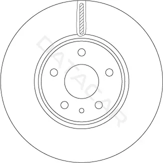 Тормозные диски TRW DF6811