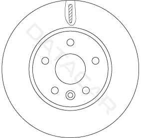 Тормозные диски TRW DF6819