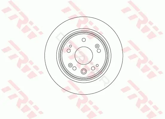 Тормозные диски TRW DF8083