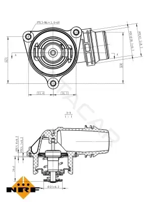 Термостат NRF 725222