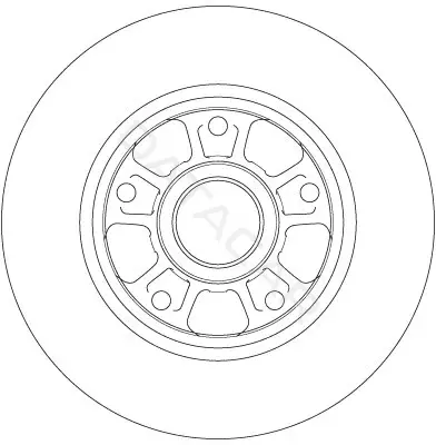 Тормозные диски TRW DF6182