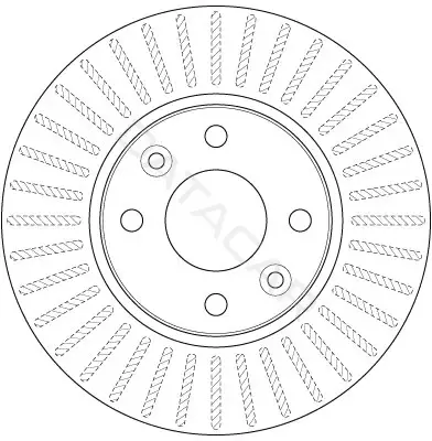 Тормозные диски TRW DF6186