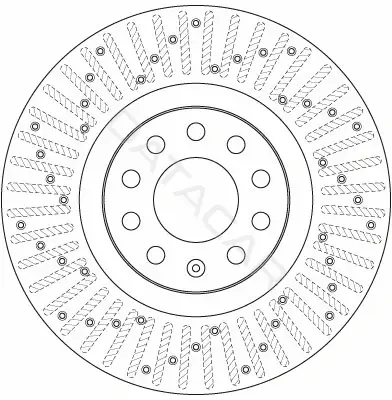 Тормозные диски TRW DF6189S