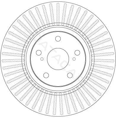 Тормозные диски TRW DF6268